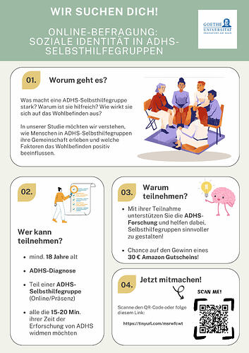 Studienflyer - ADHS-SHG